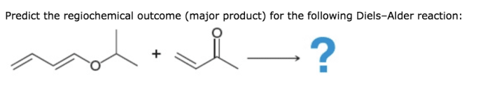 Diels predict alder reaction