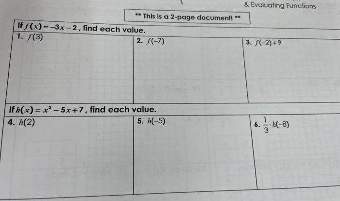 Unit 3 relations and functions answer key homework 4